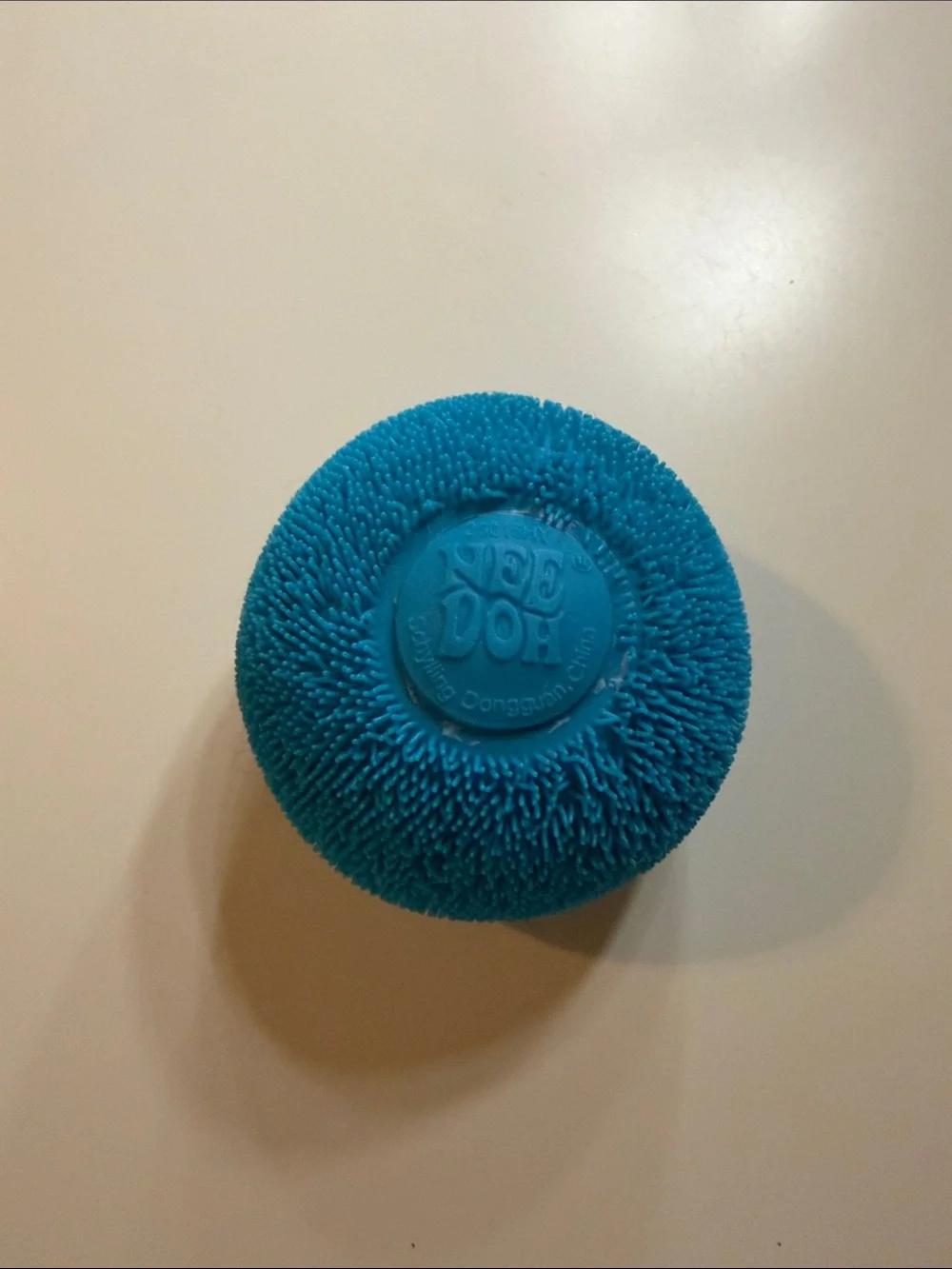 Needoh Blue Fuzz Ball Good Condition